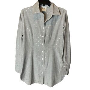 Finley Gray Polka Dot Tunic